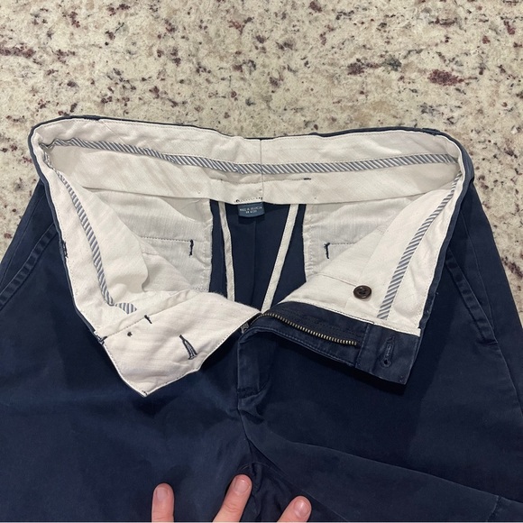 Polo Ralph Lauren Shorts Size 29 Navy Classic Flat Front Chino Casual Prepster - Picture 3 of 7
